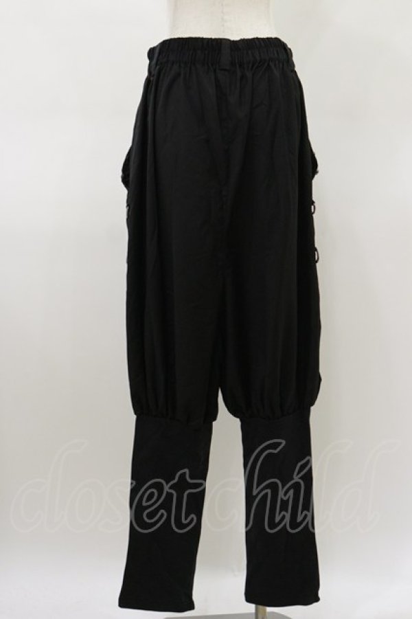 画像2: SEX POT ReVeNGe / 切替サルエル L ブラック H-26-03-20-037-SP-PA-KB-ZH (2)