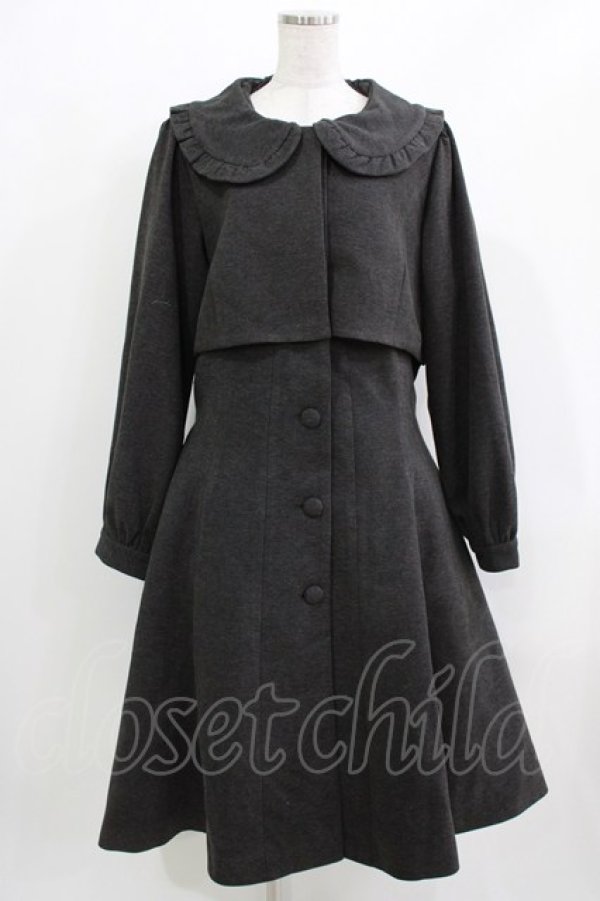 画像1: Sweetwood Lolita（海外ロリータブランド） / ロングコート 3XL グレー H-26-03-21-001-PU-CO-NS-ZH (1)