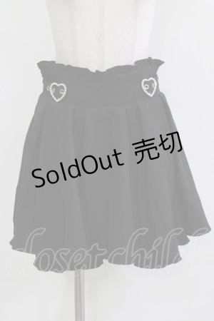 画像: MA*RS / パールハートバックルサスペンダースカート Free ブラック H-26-03-21-026-EL-SK-NS-ZH