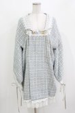 画像1: ZJ Story（海外ロリータブランド） / ツイードジャケット M サックス H-26-03-21-029-LO-JA-NS-ZH (1)