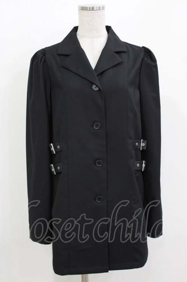 画像1: Jamie エーエヌケー / ロングジャケット M ブラック H-26-03-21-031-LO-JA-NS-ZH (1)