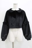 画像1: Mousita（海外ロリータブランド） / スカラップベロアボレロ 表記なし ブラック H-26-03-21-032-PU-TO-NS-ZH (1)