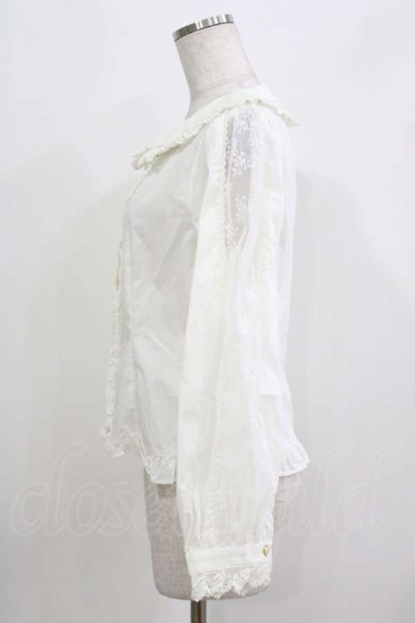 画像2: BABY,THE STARS SHINE BRIGHT / Bouquet blancブラウス Free オフ H-26-03-21-038-BA-BL-NS-ZH (2)