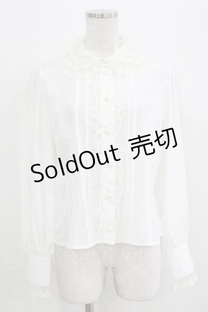 画像: Innocent World / ホイップレース衿ブラウス L オフ H-26-03-21-039-IW-BL-NS-ZH