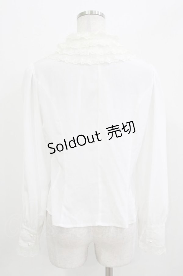 画像3: Innocent World / ホイップレース衿ブラウス L オフ H-26-03-21-039-IW-BL-NS-ZH (3)