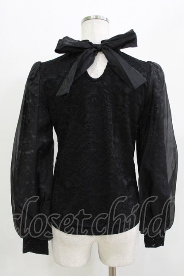 画像3: Ank Rouge / レース M ブラック H-26-03-21-049-CA-TO-NS-ZH (3)