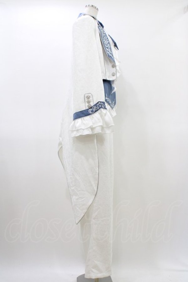 画像3: Xiong Dou Jiang（海外ロリータブランド） / 王子風4点セット XL 白 H-26-03-21-1036-0-OP-NS-ZH (3)