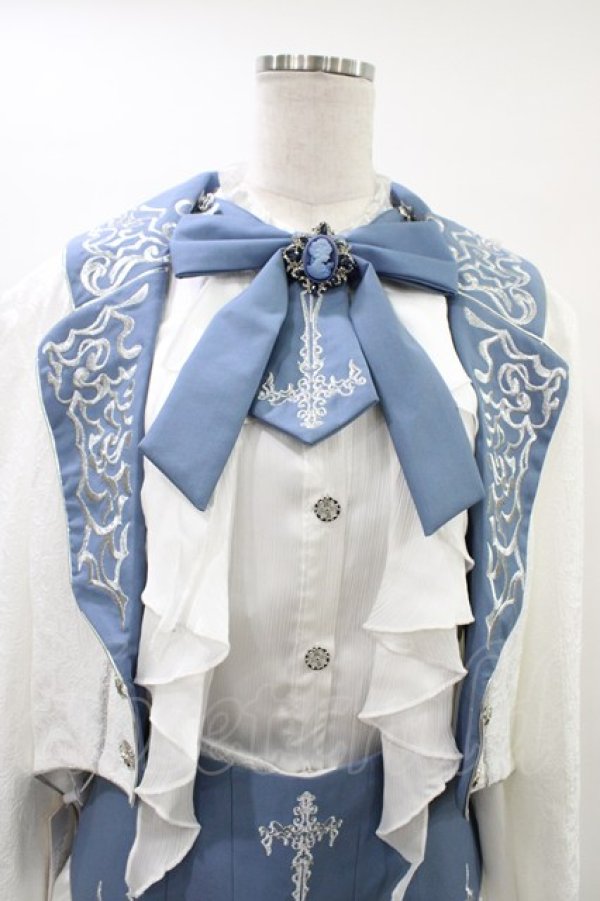 画像4: Xiong Dou Jiang（海外ロリータブランド） / 王子風4点セット XL 白 H-26-03-21-1036-0-OP-NS-ZH (4)