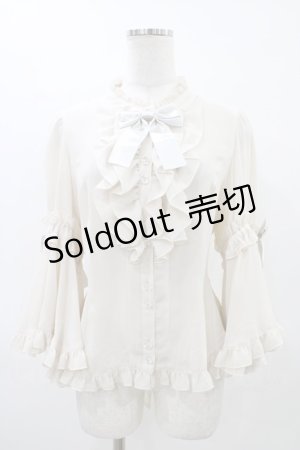 画像: metamorphose / スタンドカラー姫袖ブラウス サイズ1 生成り H-26-03-21-1038-ME-BL-NS-ZH