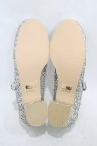 画像3: RoseMarie seoir / glitter shoes M/約23.5cm シルバー H-26-03-21-1003-LO-SH-NS-ZH (3)
