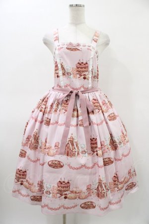 画像: axes femme kawaii / お菓子の家柄ジャンスカ M ピンク H-26-03-21-1042-AX-OP-NS-ZH