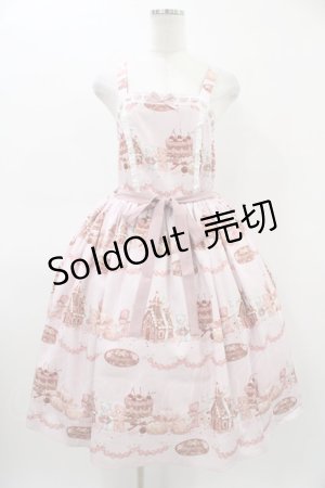 画像: axes femme kawaii / お菓子の家柄ジャンスカ M ピンク H-26-03-21-1042-AX-OP-NS-ZH