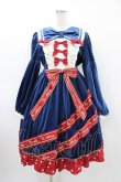 画像1: To Alice / Gift Boxワンピース M ネイビー H-26-03-21-1044-LO-OP-NS-ZH (1)