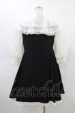 画像2: mellfy memory / Lacy millefeuille frill collar ワンピース S ブラック H-26-03-21-1047-0-OP-NS-ZH (2)
