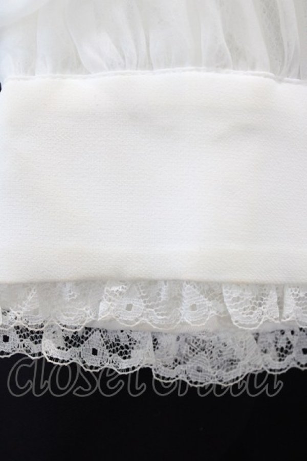 画像4: mellfy memory / Lacy millefeuille frill collar ワンピース S ブラック H-26-03-21-1047-0-OP-NS-ZH (4)