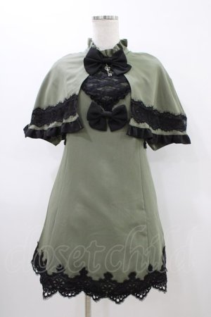 画像: DearMyLove / デザイナー/ケープワンピース L 淑女のミリタリー H-26-03-21-1048-EL-TO-NS-ZH