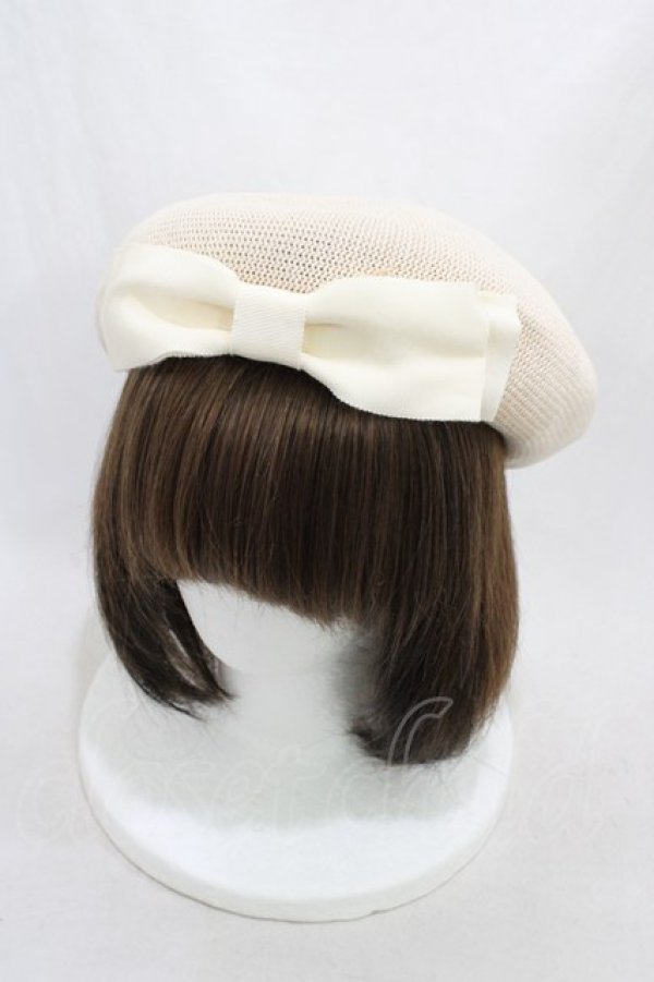 画像1: m petit by misako / AMリボンサーモベレー  オフ H-26-03-21-1005-LO-AC-NS-ZH (1)