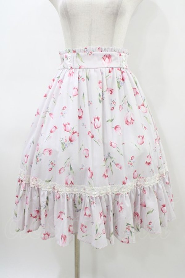 画像1: mellfy memory / For you love Tulip スカート M ピンク H-26-03-21-1050-0-SK-NS-ZH (1)