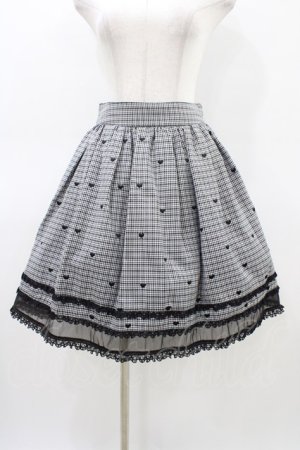画像: mellfy memory / My sweets time heartスカート M ブラック H-26-03-21-1051-0-SK-NS-ZH