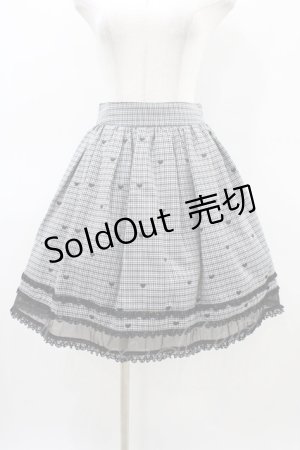 画像: mellfy memory / My sweets time heartスカート M ブラック H-26-03-21-1051-0-SK-NS-ZH