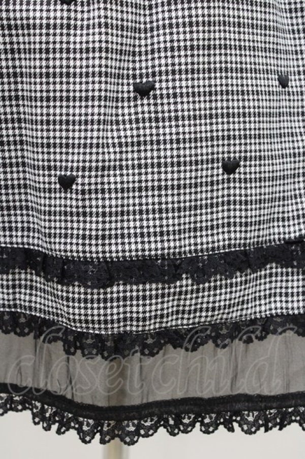 画像3: mellfy memory / My sweets time heartスカート M ブラック H-26-03-21-1051-0-SK-NS-ZH (3)