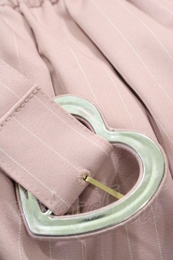 画像3: Secret Honey / ストライププリーツスカート Free ピンク H-26-03-21-1052-CA-SK-NS-ZH (3)