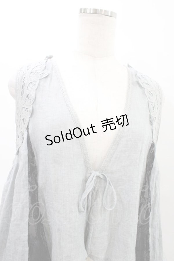 画像3: axes femme / フェリーク風ジレ Free グレー H-26-03-21-1054-AX-TO-NS-ZH (3)