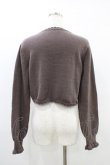 画像2: m petit by misako / AM*リボンニットボレロ S ブラウン H-26-03-21-1056-LO-TO-NS-ZH (2)