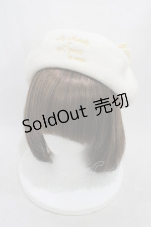 画像: m petit by misako / サンリオキャラクターズコラボマイメロディベレー  白 H-26-03-21-1006-LO-AC-NS-ZH