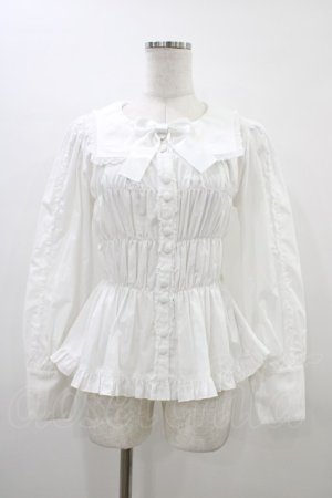 画像: metamorphose / スクエアカラー2WAYブラウス サイズ1 白 H-26-03-21-1059-ME-BL-NS-ZH