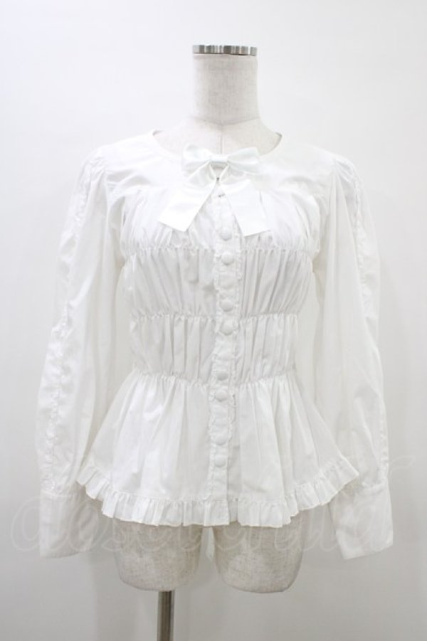 画像3: metamorphose / スクエアカラー2WAYブラウス サイズ1 白 H-26-03-21-1059-ME-BL-NS-ZH (3)