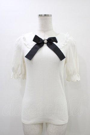 画像: Ank Rouge / パールリボントップス M オフ H-26-03-21-1060-CA-TO-NS-ZH