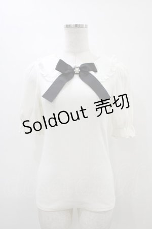 画像: Ank Rouge / パールリボントップス M オフ H-26-03-21-1060-CA-TO-NS-ZH