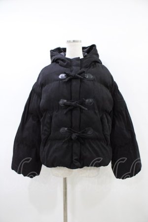 画像: Fi.n.t / リボン釦ダッフルエコダウンコート Free ブラック H-26-03-21-1065-CA-CO-NS-ZH