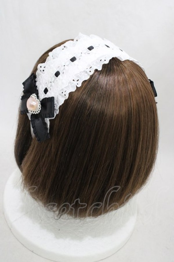 画像2: Nile Perch / ヘッドドレス  オフ/ブラック H-26-03-21-1009-LO-ZA-NS-ZH (2)