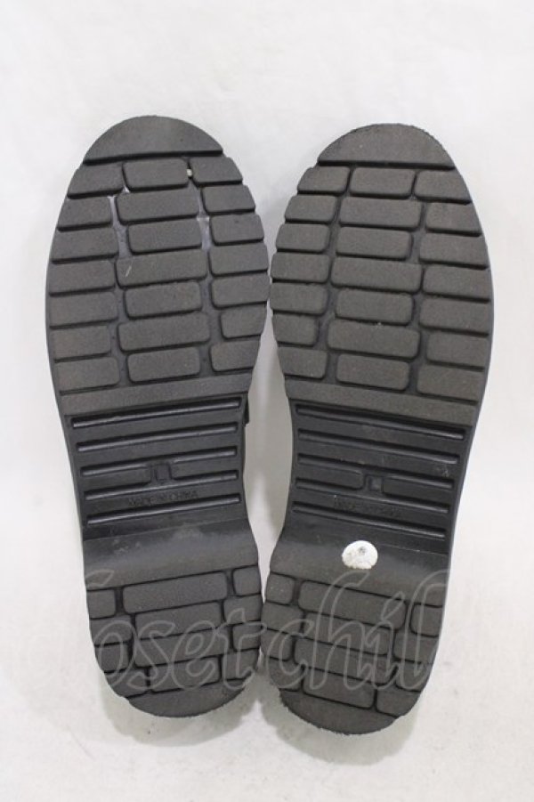 画像3: m petit by misako / AMリボンフリルローファー L ブラック H-26-03-21-1001-LO-SH-NS-ZH (3)