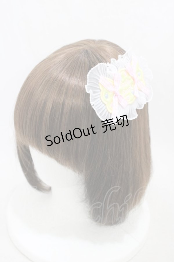 画像1: Nile Perch / ワッペン バレッタ&ブローチ<キャンディ>  イエロー H-26-03-21-1011-LO-AC-NS-ZH (1)