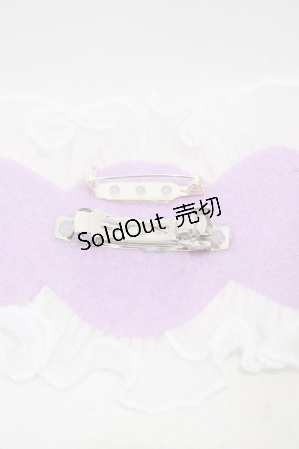 画像3: Nile Perch / ワッペン バレッタ&ブローチ<キャンディ>  イエロー H-26-03-21-1011-LO-AC-NS-ZH (3)