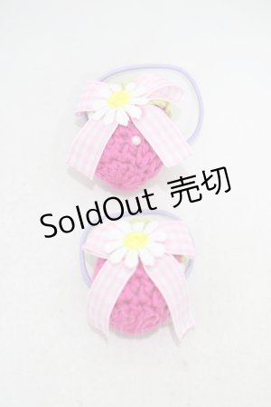 画像: Nile Perch / いちごヘアゴム  ピンク H-26-03-21-1014-LO-AC-NS-ZH
