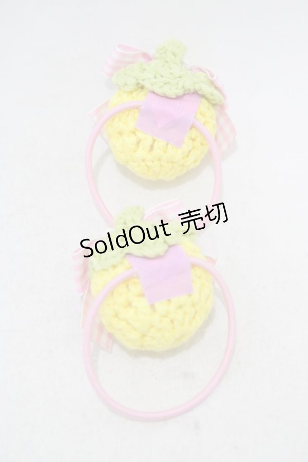 画像2: Nile Perch / いちごヘアゴム  イエロー H-26-03-21-1015-LO-AC-NS-ZH (2)