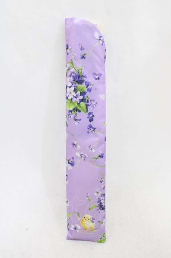 画像3: PINK HOUSE / Little Violet柄扇子  ラベンダー H-26-03-21-1017-LO-ZA-NS-ZH (3)