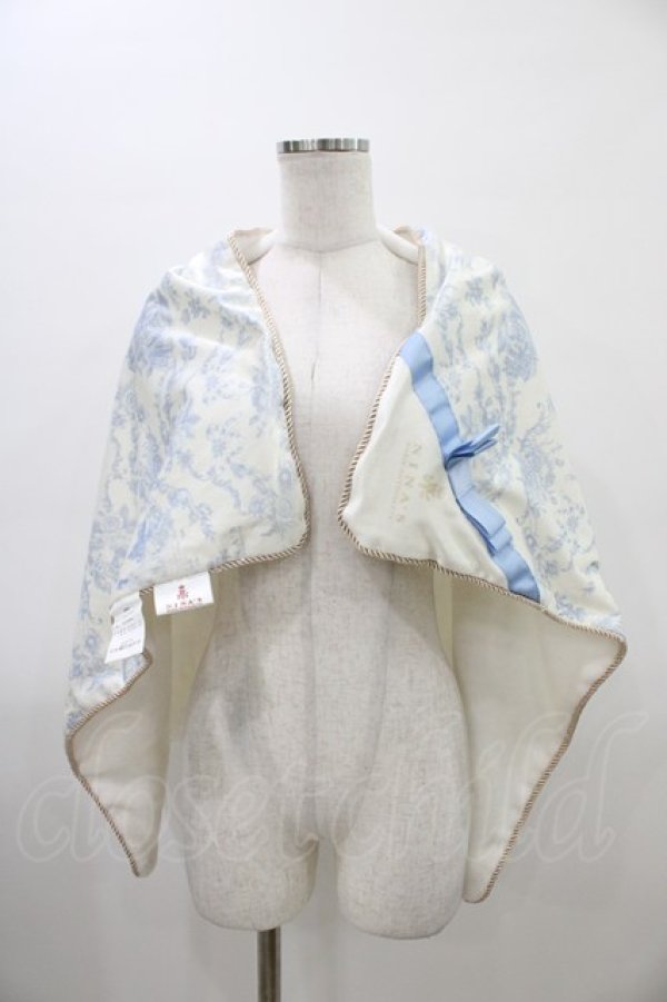 画像1: m petit by misako / NINA’Sコラボブランケット  サックス H-26-03-21-1024-LO-ZA-NS-ZH (1)