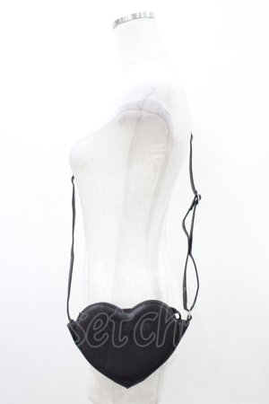 画像: BABY,THE STARS SHINE BRIGHT / ハートポシェット  ブラック H-26-03-21-1025-BA-BG-NS-ZH