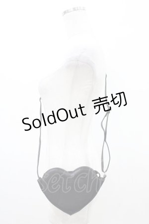 画像: BABY,THE STARS SHINE BRIGHT / ハートポシェット  ブラック H-26-03-21-1025-BA-BG-NS-ZH