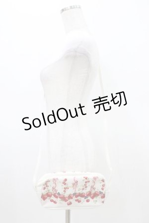 画像: BABY,THE STARS SHINE BRIGHT / いちご柄ポシェット  白 H-26-03-21-1026-BA-BG-NS-ZH