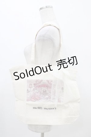画像: mellfy memory / mellfy memory×やよいコラボトートバッグ  ベージュ H-26-03-21-1027-0-BG-NS-ZH