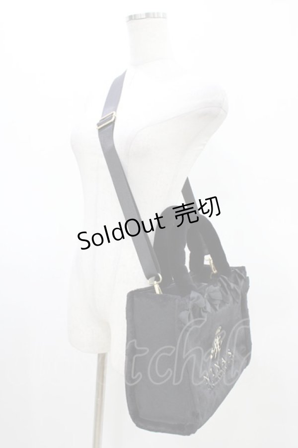 画像2: m petit by misako / NINA'Sコラボ 2Wayバッグ  ブラック H-26-03-21-1032-LO-BG-NS-ZH (2)