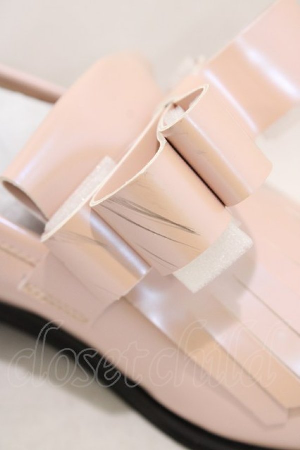画像4: RoseMarie seoir / ribbon&charm loafer M/約23.5cm パールピンク H-26-03-21-1002-LO-SH-NS-ZH (4)