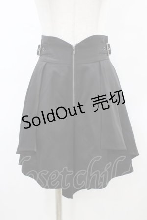 画像: axes femme POETIQUE / バッスルデザインショートパンツ M ブラック H-26-03-21-1035-AX-PA-NS-ZH