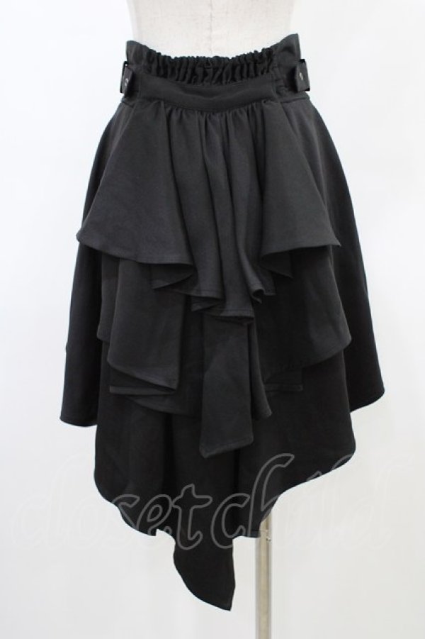 画像2: axes femme POETIQUE / バッスルデザインショートパンツ M ブラック H-26-03-21-1035-AX-PA-NS-ZH (2)